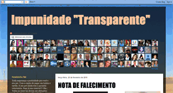 Desktop Screenshot of impunidadetransparente.com